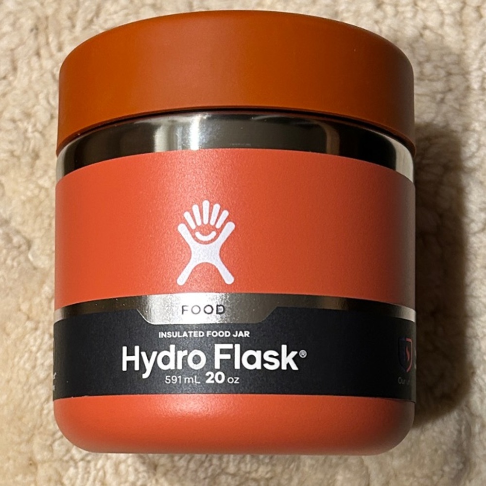 Hydro Flask Insulated Food Jar, NWB, 20 Oz in “chili”